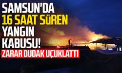 Samsun'da saman deposu yangını 16 saatte kontrol altına alındı