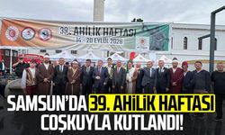 Samsun'da yağmur altında Ahilik Haftası kutlaması
