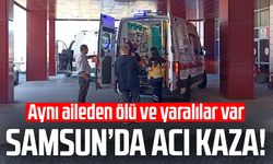 Samsun'da otomobil şarampole devrildi: 1 ölü, 3 yaralı
