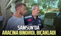 Samsun’da aracına bindirdi, bıçakladı