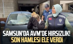 Samsun'da mağazalardan giysi çalan kadın tutuklandı