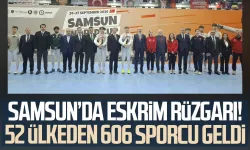 Samsun’da eskrim rüzgarı! 52 ülkeden 606 sporcu geldi