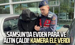 Samsun'da 30 bin TL ve 20 gram altın çalan şüpheli tutuklandı