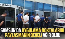 Bafra'da Sokaklar Güvende operasyonu: 10 gözaltı