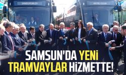 Samsun'da 2 yeni tramvay hizmete girdi