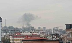 Bahçede yakılan anızdan çıkan duman korkuttu