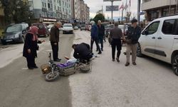 Elektrikli bisiklet kazası: 18 yaşındaki genç yaralandı