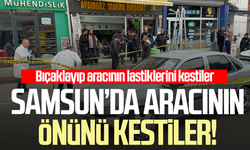 Önünü kestikleri şahsı bıçaklayıp aracının lastiklerini kestiler