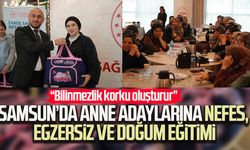 Samsun’da anne adaylarına nefes, egzersiz ve doğum eğitimi