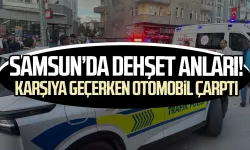 Otomobilin çarptığı kadın ağır yaralandı