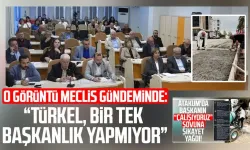 O görüntü meclis gündeminde: "Serhat Türkel bir tek başkanlık yapamıyor"