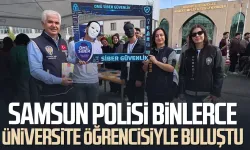 Samsun polisi 3 bin 250 üniversiteliyle buluştu