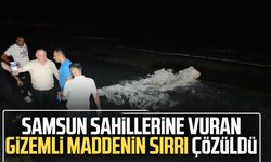 Samsun sahillerine vuran beyaz toz 'guar gum' çıktı: Doğal lif