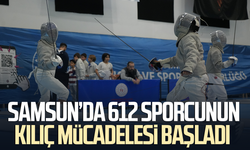 Samsun'da 612 sporcunun kılıç mücadelesi başladı