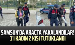 Samsun'da uyuşturucu ticaretinden 1'i kadın 2 kişi tutuklandı