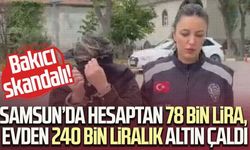 Samsun'da baktığı yaşlı kadının hesabından kendi para aktardı
