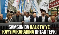 Samsun’da Halk TV’ye kayyım kararına ortak tepki