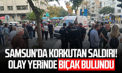 Samsun'da genç, cadde ortasında darbedildi
