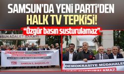 Samsun’da YENİ Parti'den Halk TV tepkisi