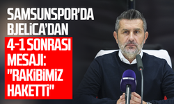 Samsunspor'da Bjelica’dan 4-1 sonrası mesajı: "Rakibimiz haketti"