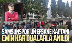 Samsunspor’un efsane kaptanı Emin Kar dualarla anıldı