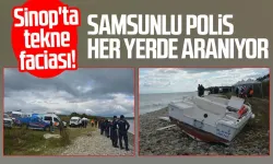 Sinop'ta tekne alabora oldu! Samsunlu polis Numan Şen her yerde aranıyor