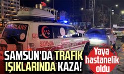 Samsun'da SUV aracın çarptığı yaya yaralandı