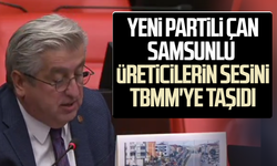 YENİ Partili Murat Çan, Samsunlu üreticilerin sesini TBMM'ye taşıdı
