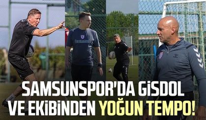 Samsunspor'da Markus Gisdol ve ekibinden yoğun tempo!