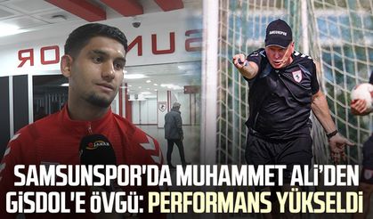 Samsunspor'un genç oyuncusu Muhammet Ali Özbaskıcı'dan Gisdol'e övgü: Performans yükseldi