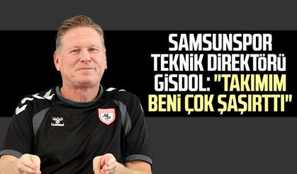 Samsunspor Teknik Direktörü Markus Gisdol: "Takımım beni çok şaşırttı"