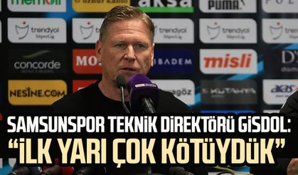 Samsunspor Teknik Direktörü Markus Gisdol: "İlk yarı çok kötüydük"