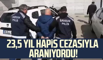 Samsun'da polisten kaçamadı: 23,5 yıl hapis cezası var!