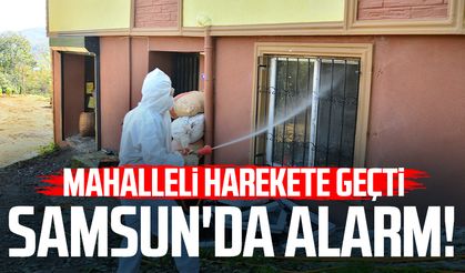 Samsun'da alarm! Mahalleli harekete geçti