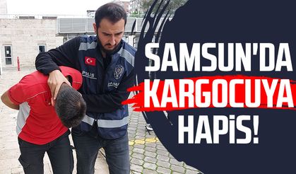 Samsun'da kargocuya hapis!