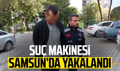 24 suç kaydı var! Samsun'da yakalandı