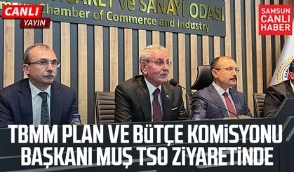 TBMM Plan ve Bütçe Komisyonu Başkanı Mehmet Muş TSO ziyaretinde