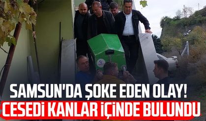 Samsun'da şoke eden olay! Harun Akel kanlar içinde bulundu