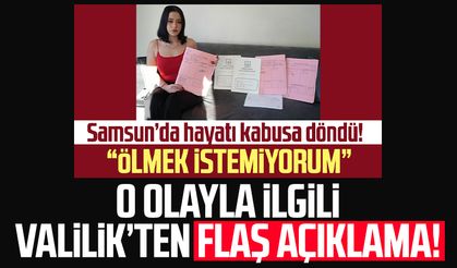 Samsun'da Sudenaz Genç ile ilgili flaş açıklama! Ölüm tehditi aldığını iddia etmişti