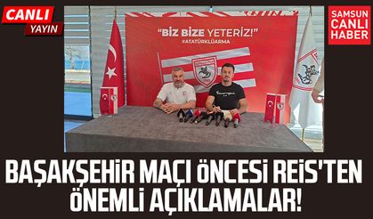 Samsunspor'da Thomas Reis'ten Başakşehir maçı öncesi açıklamalar