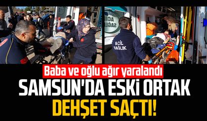 Samsun'da eski ortak dehşet saçtı! Suat Tüfekçi ve Osman Tüfekçi ağır yaralandı