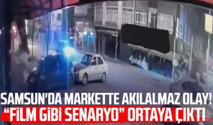 Samsun'da markette akılalmaz olay! "Film gibi senaryo" ortaya çıktı