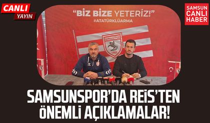 Samsunspor Teknik Direktörü Thomas Reis açıklamalarda bulunuyor