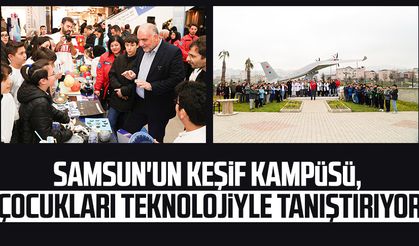 Samsun'un keşif kampüsü, çocukları teknolojiyle tanıştırıyor