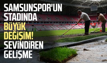 Samsunspor'un stat zemini yeni sezona hazırlanıyor