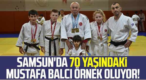 Samsun'da 70 yaşındaki Mustafa Balcı örnek oluyor!