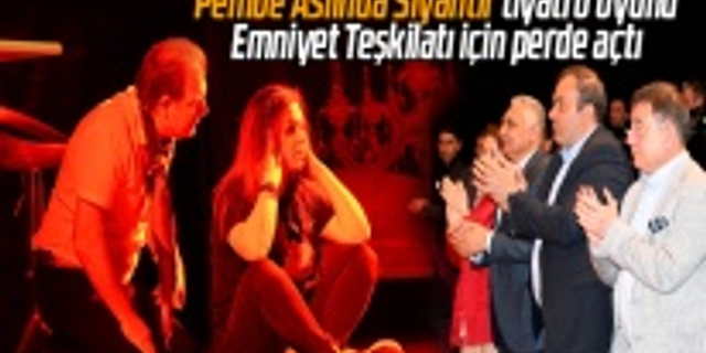 Samsun'da Pembe Aslında Siyahtır Tiyatro Oyunu Emniyet Mensupları İçin Sahnelendi