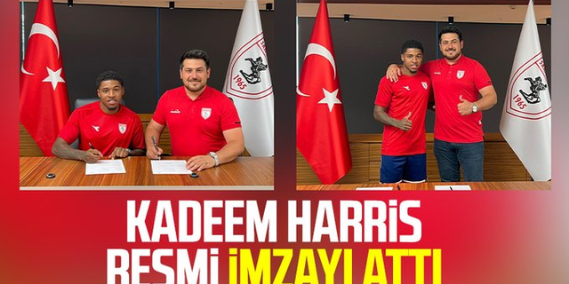 Kadeem Harris Samsunspor'a resmi imzayı attı