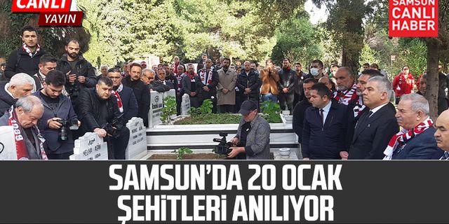 Samsunspor'un tarifsiz acısı: Samsun'da 20 Ocak şehitleri anılıyor