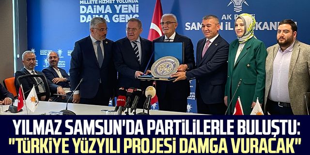 Yusuf Ziya Yılmaz Samsun'da partililerle buluştu: "Türkiye Yüzyılı Projesi damga vuracak"